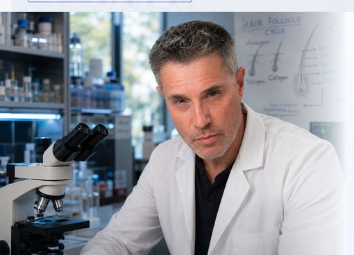 Geno Marcovici, PhD in laboratory setting